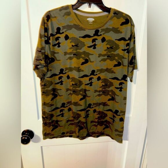 OLD NAVY BRAND MENS CAMO SHIRT - Picture 1 of 4